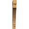 Ekena Millwork Imperial Block Rough Sawn Bracket, Western Red Cedar, 4"W x 34"D x 34"H BKT04X34X34IMP05RWR - alternate 2